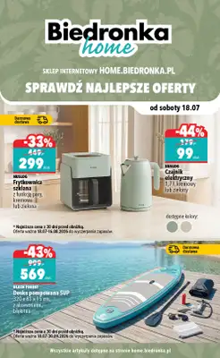 Biedronka Home - gazetka promocyjna Najlepsze oferty od soboty 18.07 do środy 30.09