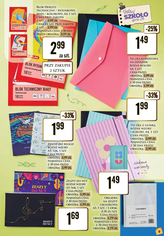 Dino - gazetka promocyjna Katalog - Witaj szkoło 2026 od poniedziałku 20.07 do soboty 01.08 - strona 9