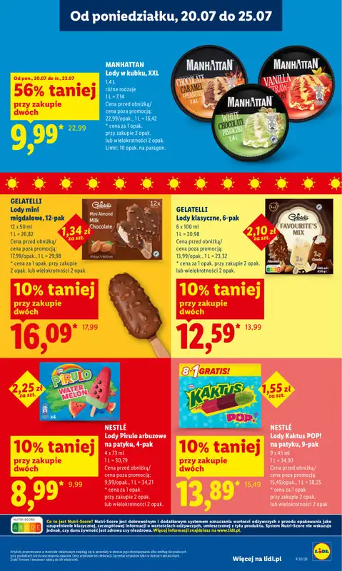 Lidl - gazetka promocyjna Oferta od poniedziałku od poniedziałku 20.07 do środy 22.07 - strona 73