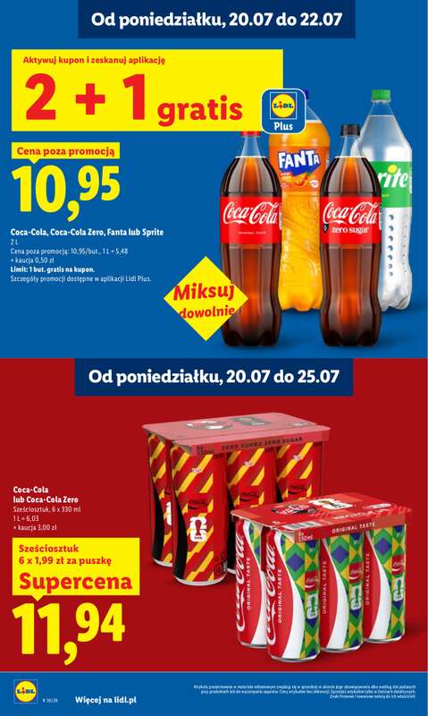 Lidl - gazetka promocyjna Oferta od poniedziałku od poniedziałku 20.07 do środy 22.07 - strona 16