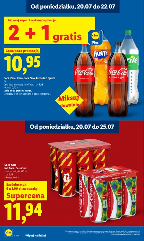 Lidl - gazetka promocyjna Oferta od poniedziałku od poniedziałku 20.07 do środy 22.07 - strona 16
