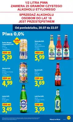 Lidl - gazetka promocyjna Oferta od poniedziałku od poniedziałku 20.07 do środy 22.07 - strona 77