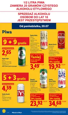 Lidl - gazetka promocyjna Oferta od poniedziałku od poniedziałku 20.07 do środy 22.07 - strona 78