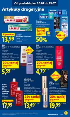 Lidl - gazetka promocyjna Oferta od poniedziałku od poniedziałku 20.07 do środy 22.07 - strona 95