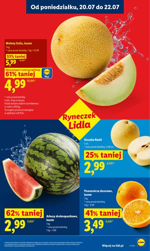 Lidl - gazetka promocyjna Oferta od poniedziałku od poniedziałku 20.07 do środy 22.07 - strona 47
