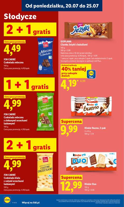Lidl - gazetka promocyjna Oferta od poniedziałku od poniedziałku 20.07 do środy 22.07 - strona 84