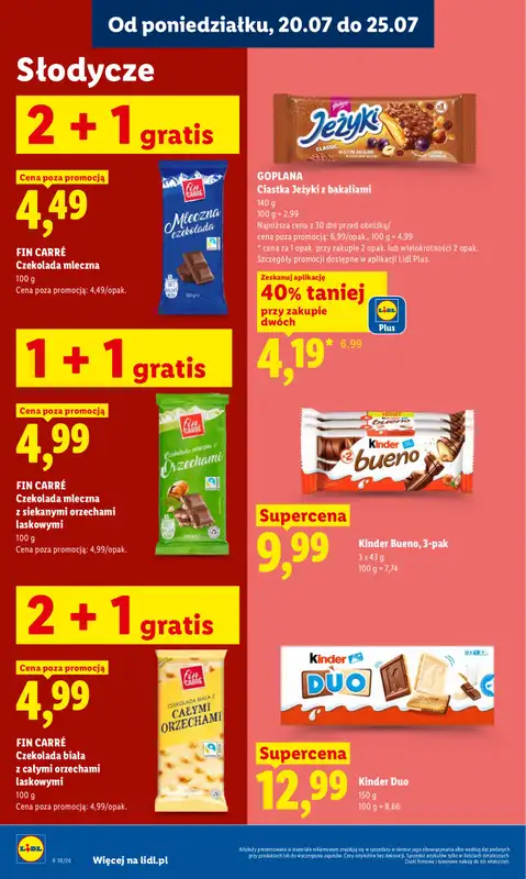 Lidl - gazetka promocyjna Oferta od poniedziałku od poniedziałku 20.07 do środy 22.07 - strona 84