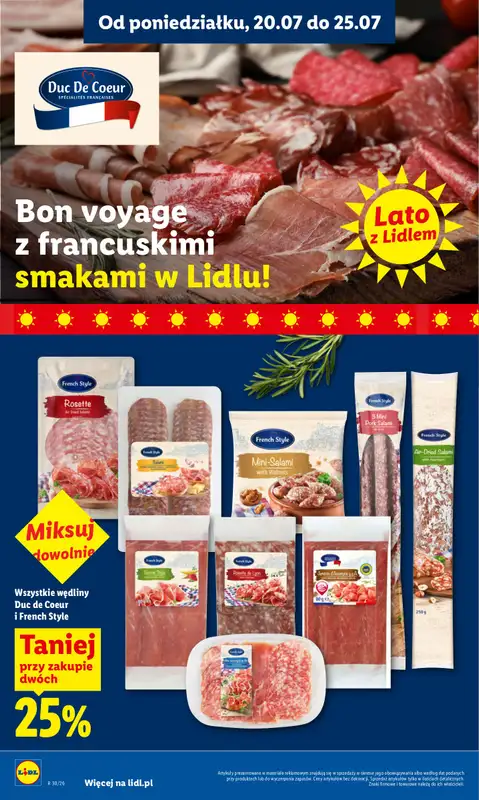 Lidl - gazetka promocyjna Oferta od poniedziałku od poniedziałku 20.07 do środy 22.07 - strona 54