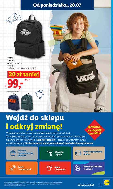 Lidl - gazetka promocyjna Oferta od poniedziałku od poniedziałku 20.07 do środy 22.07 - strona 41