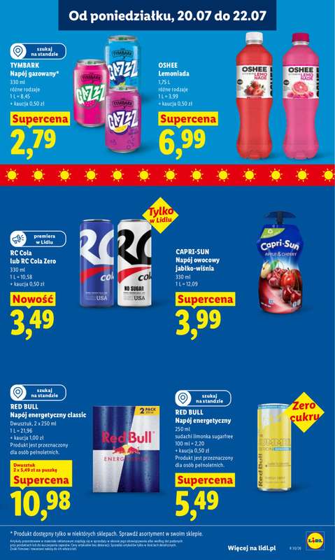 Lidl - gazetka promocyjna Oferta od poniedziałku od poniedziałku 20.07 do środy 22.07 - strona 75