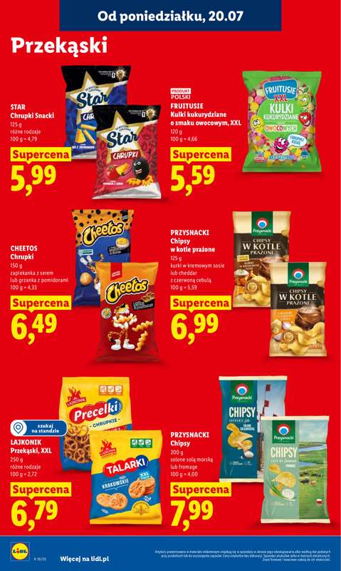 Lidl - gazetka promocyjna Oferta od poniedziałku od poniedziałku 20.07 do środy 22.07 - strona 82