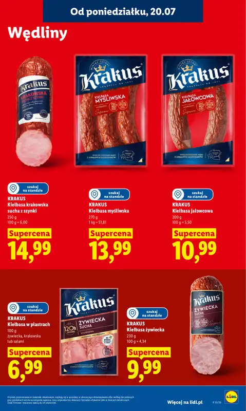 Lidl - gazetka promocyjna Oferta od poniedziałku od poniedziałku 20.07 do środy 22.07 - strona 71
