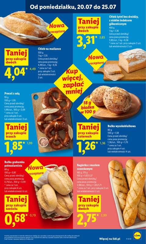 Lidl - gazetka promocyjna Oferta od poniedziałku od poniedziałku 20.07 do środy 22.07 - strona 63