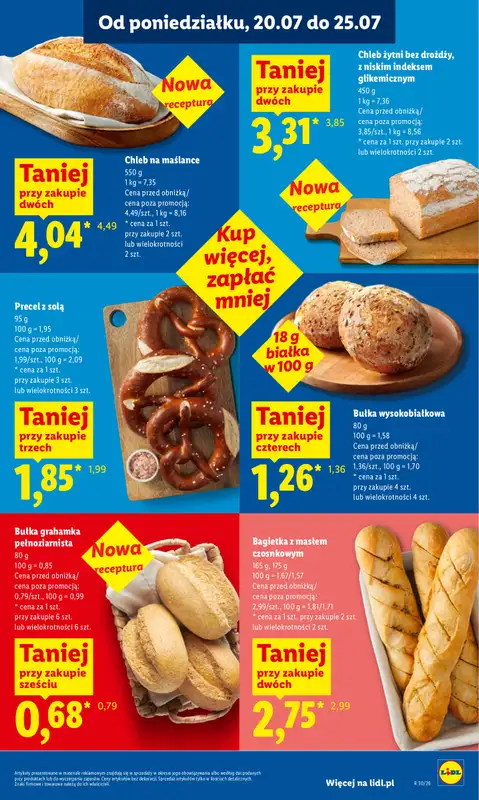 Lidl - gazetka promocyjna Oferta od poniedziałku od poniedziałku 20.07 do środy 22.07 - strona 63