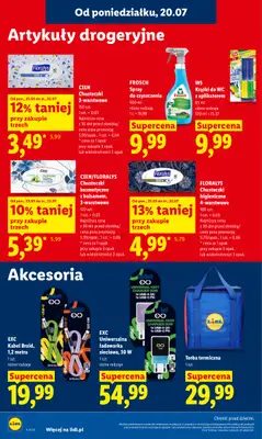 Lidl - gazetka promocyjna Oferta od poniedziałku od poniedziałku 20.07 do środy 22.07 - strona 98
