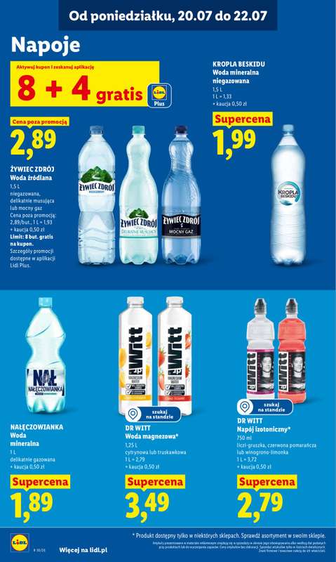 Lidl - gazetka promocyjna Oferta od poniedziałku od poniedziałku 20.07 do środy 22.07 - strona 76