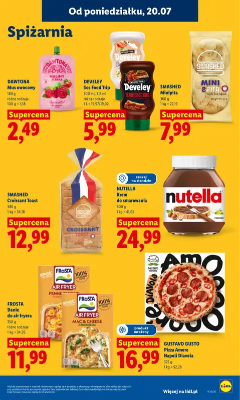 Lidl - gazetka promocyjna Oferta od poniedziałku od poniedziałku 20.07 do środy 22.07 - strona 91
