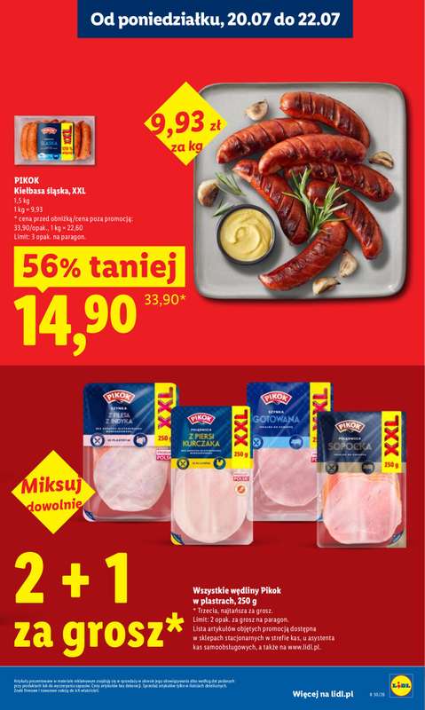 Lidl - gazetka promocyjna Oferta od poniedziałku od poniedziałku 20.07 do środy 22.07 - strona 7