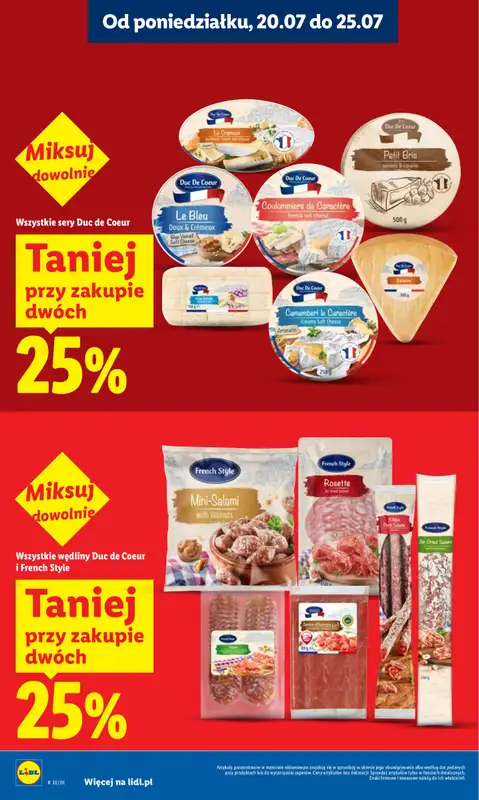 Lidl - gazetka promocyjna Oferta od poniedziałku od poniedziałku 20.07 do środy 22.07 - strona 8