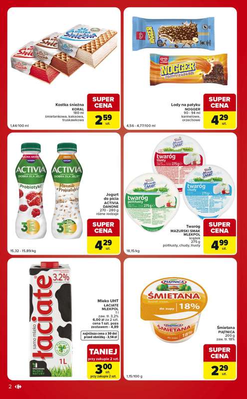 Carrefour Market - gazetka promocyjna Gazetka Ekspresowe zakupy od wtorku 21.07 do poniedziałku 27.07 - strona 2