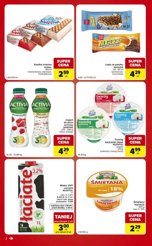 Carrefour Market - gazetka promocyjna Gazetka Ekspresowe zakupy od wtorku 21.07 do poniedziałku 27.07 - strona 2