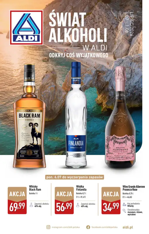 Aldi - gazetka promocyjna Świat alkoholi  