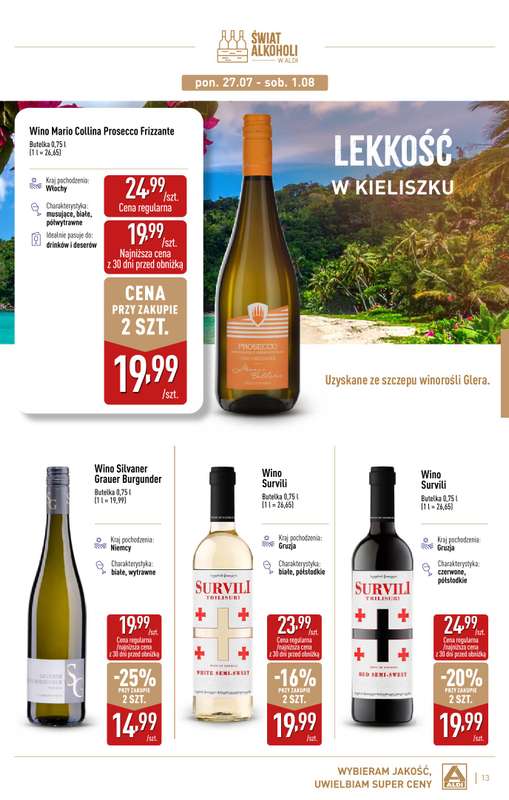 Aldi - gazetka promocyjna Świat alkoholi od czwartku 09.07 do soboty 01.08 - strona 14