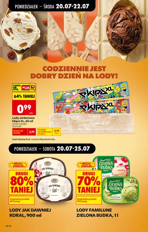 Biedronka - gazetka promocyjna Od poniedziałku od poniedziałku 20.07 do soboty 25.07 - strona 24