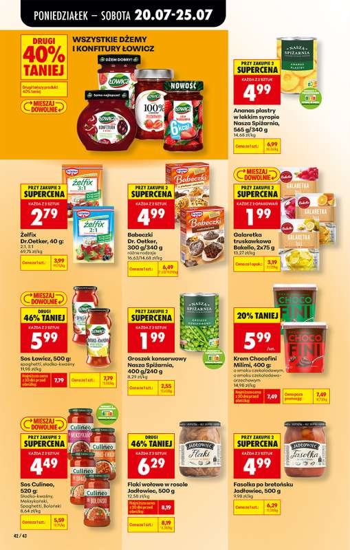Biedronka - gazetka promocyjna Od poniedziałku od poniedziałku 20.07 do soboty 25.07 - strona 52