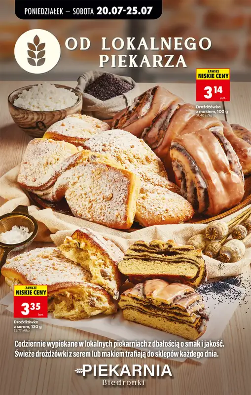 Biedronka - gazetka promocyjna Od poniedziałku, Z ladą tradycyjną od poniedziałku 20.07 do soboty 25.07 - strona 40