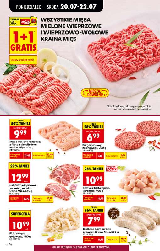 Biedronka - gazetka promocyjna Od poniedziałku, Z ladą tradycyjną od poniedziałku 20.07 do soboty 25.07 - strona 34