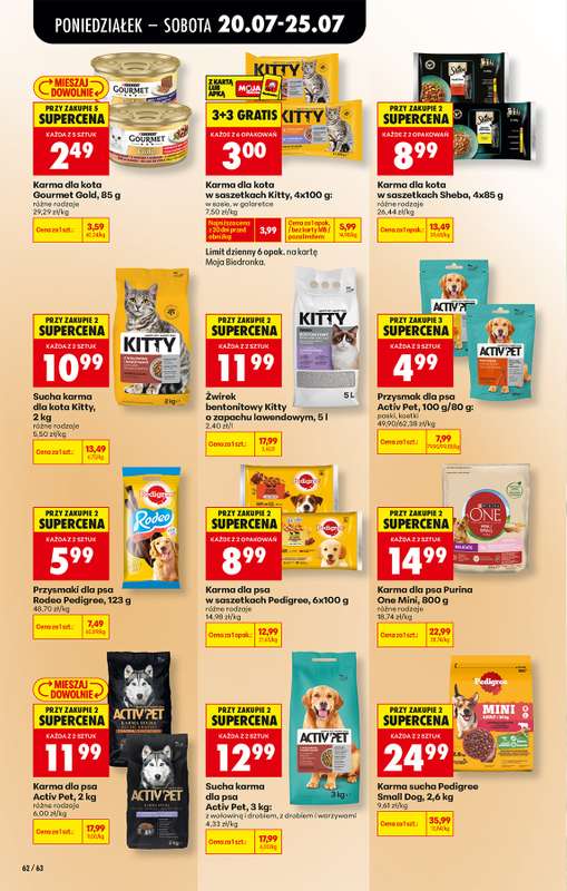 Biedronka - gazetka promocyjna Od poniedziałku, Z ladą tradycyjną od poniedziałku 20.07 do soboty 25.07 - strona 82
