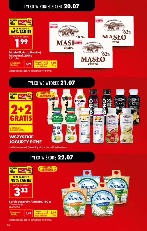 Biedronka - gazetka promocyjna Od poniedziałku, Z ladą tradycyjną   - strona 2