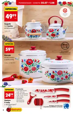 Biedronka - gazetka promocyjna Hity i inspiracje, od 20.07 od poniedziałku 20.07 do środy 05.08 - strona 6