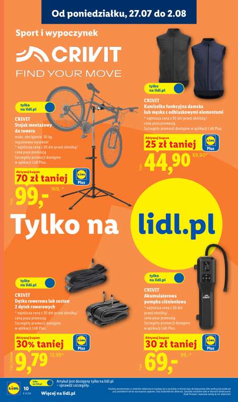 Lidl - gazetka promocyjna Katalog od poniedziałku 27.07 do soboty 01.08 - strona 10