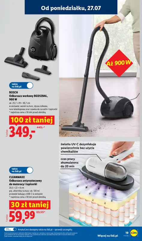 Lidl - gazetka promocyjna Katalog od poniedziałku 27.07 do soboty 01.08 - strona 19