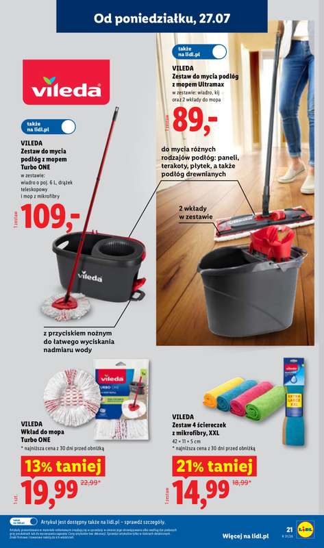 Lidl - gazetka promocyjna Katalog od poniedziałku 27.07 do soboty 01.08 - strona 21