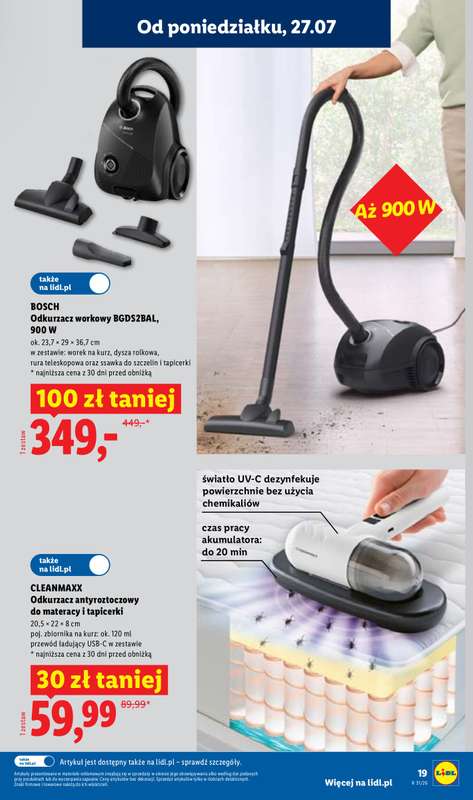 Lidl - gazetka promocyjna Katalog od poniedziałku 27.07 do soboty 01.08 - strona 19