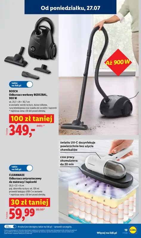 Lidl - gazetka promocyjna Katalog od poniedziałku 27.07 do soboty 01.08 - strona 19