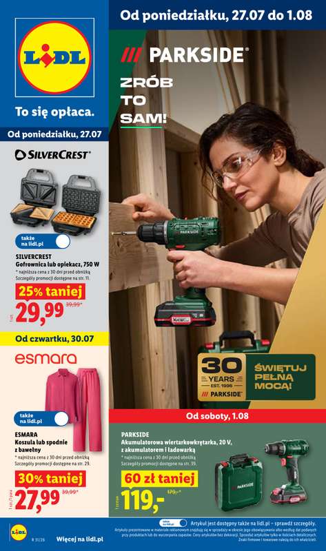 Lidl - gazetka promocyjna Katalog od poniedziałku 27.07 do soboty 01.08