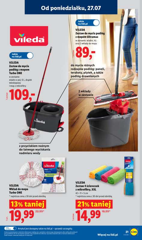 Lidl - gazetka promocyjna Katalog od poniedziałku 27.07 do soboty 01.08 - strona 21