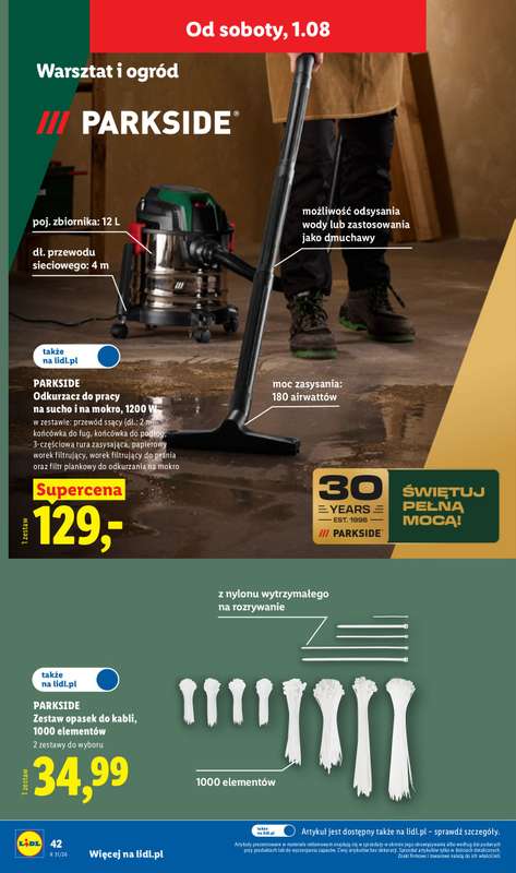 Lidl - gazetka promocyjna Katalog od poniedziałku 27.07 do soboty 01.08 - strona 48