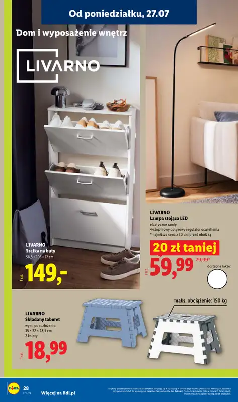 Lidl - gazetka promocyjna Katalog od poniedziałku 27.07 do soboty 01.08 - strona 32