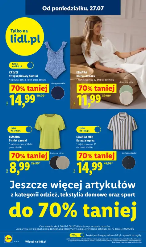 Lidl - gazetka promocyjna Katalog od poniedziałku 27.07 do soboty 01.08 - strona 34