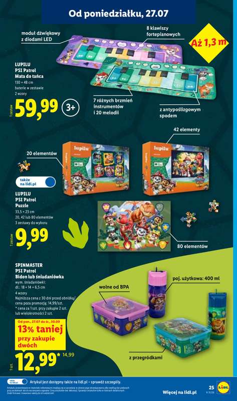 Lidl - gazetka promocyjna Katalog od poniedziałku 27.07 do soboty 01.08 - strona 27