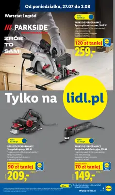 Lidl - gazetka promocyjna Katalog od poniedziałku 27.07 do soboty 01.08 - strona 9