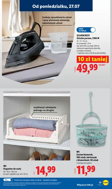 Lidl - gazetka promocyjna Katalog od poniedziałku 27.07 do soboty 01.08 - strona 17