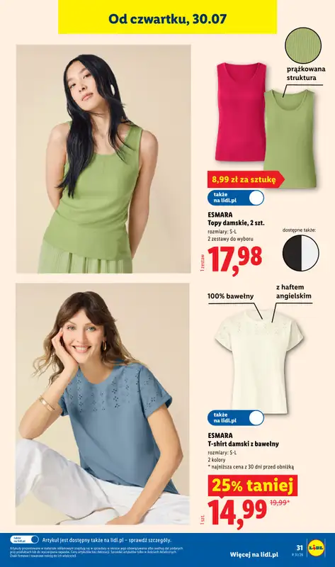 Lidl - gazetka promocyjna Katalog od poniedziałku 27.07 do soboty 01.08 - strona 37