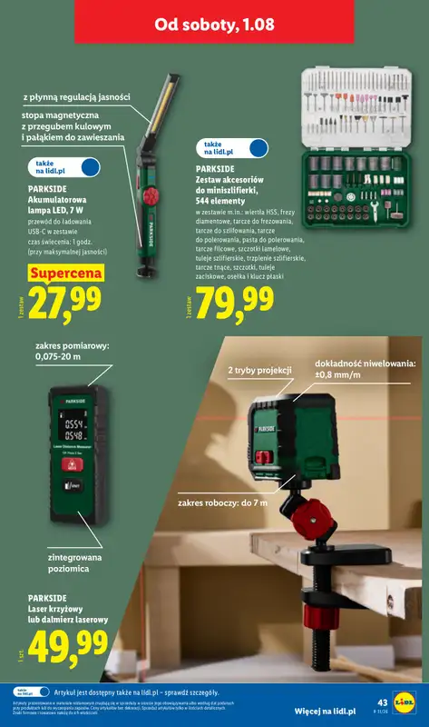 Lidl - gazetka promocyjna Katalog od poniedziałku 27.07 do soboty 01.08 - strona 49