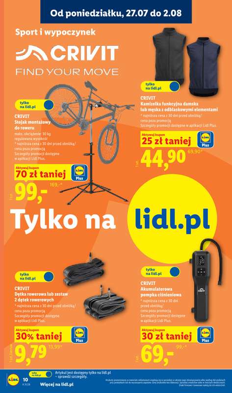 Lidl - gazetka promocyjna Katalog od poniedziałku 27.07 do soboty 01.08 - strona 10